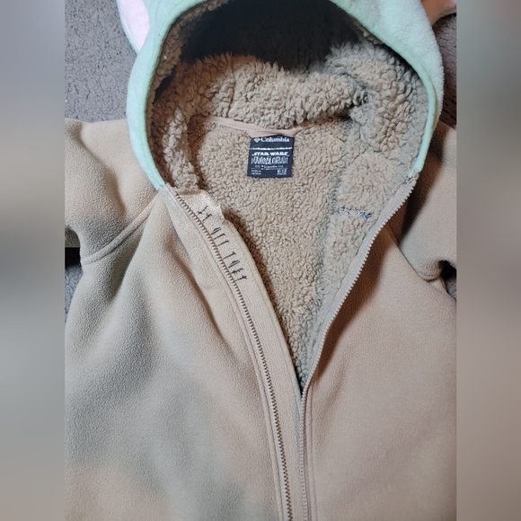 Columbia Mandalorian Star Wars Fleece Suit The Child Baby Yoda Size 6-12 Months - Picture 6 of 6